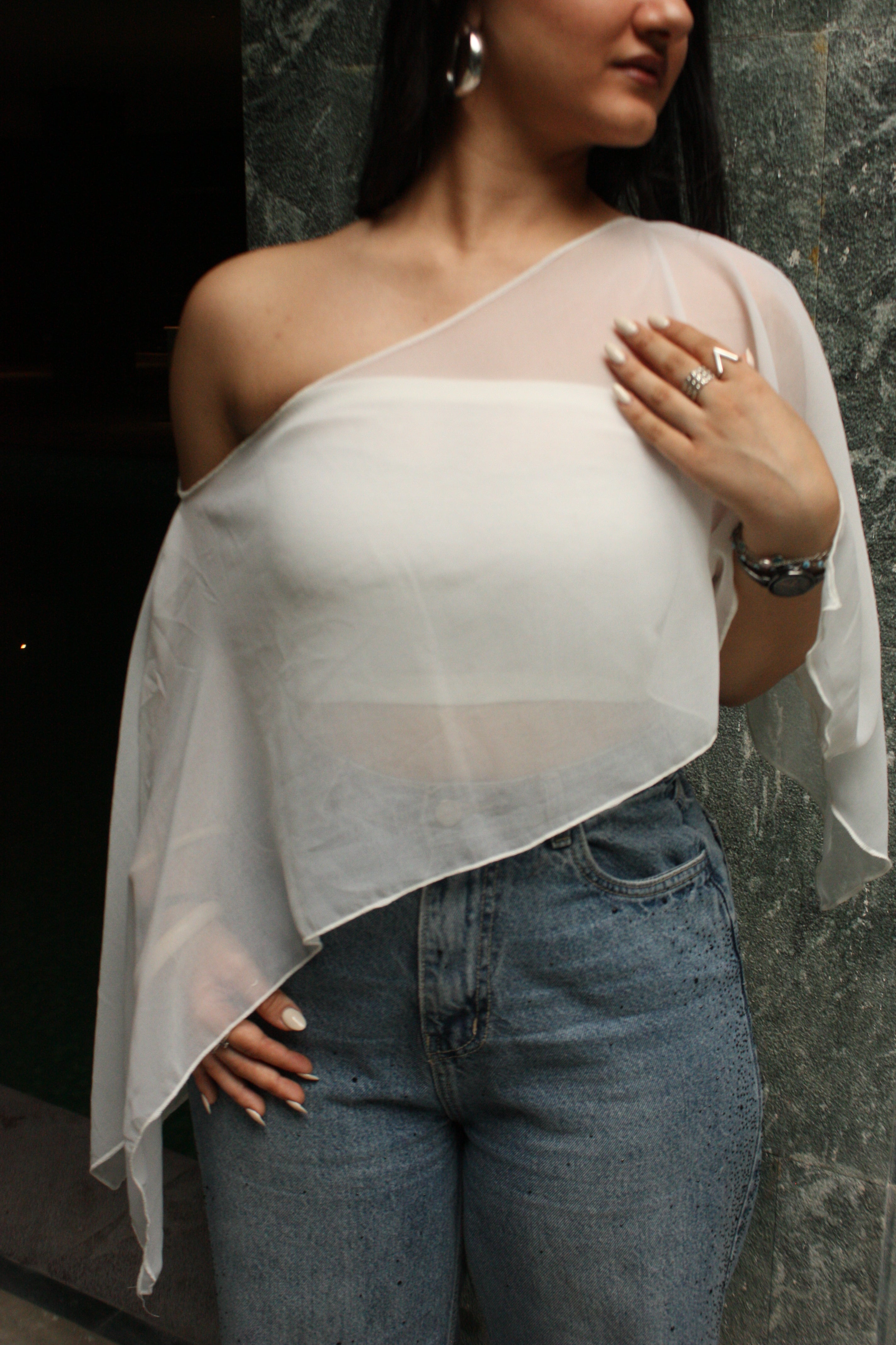 Tara - Sheer Georgette Cover-Up