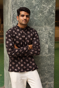 Saanjh - Printed Cotton Short Kurta